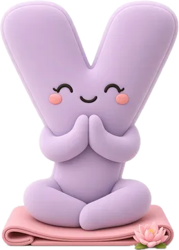 Y, the Yogi, meditating calmly